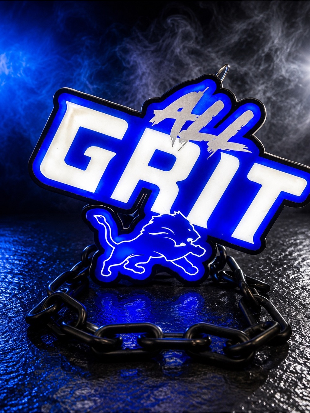 ALL GRIT Lions light up necklace